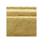 Rectangular Mirror in Gold Leaf with Ground Mirror Made in Italy - Pele Viadurini