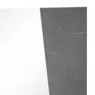 Wall Mirror with Glossy White Slate Wood Italian Design - Joris Viadurini