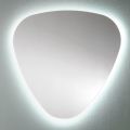 Shaped Wall Mirror for Bathroom with Precious LED Backlight - Trigolo