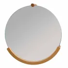 Design bathroom wall mirror with bamboo frame Gorizia Viadurini