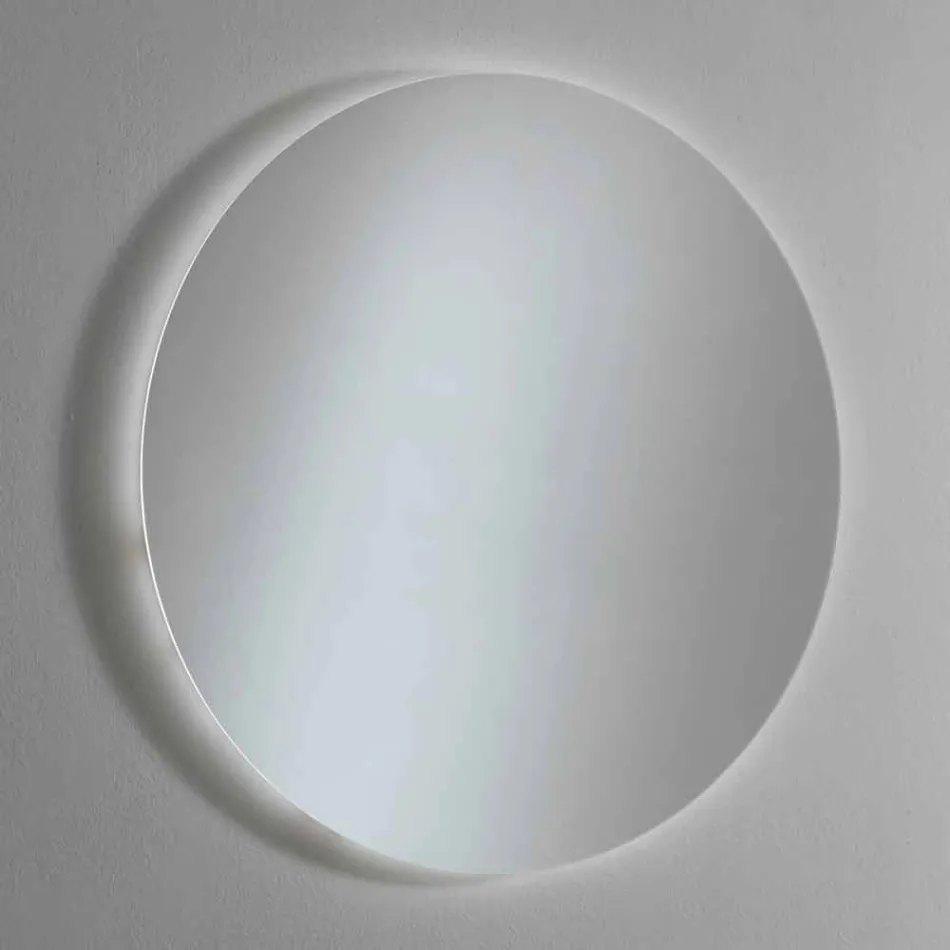 Round Backlit Wall Mirror with LED Made in Italy - Ronda Viadurini