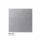 Bathroom Mirror in Imitation Aluminum with Backlight Made in Italy - Palau Viadurini