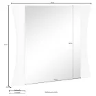 Bedroom Mirror or Wall Entrance Arched Design 2 Sizes - Sabine Viadurini