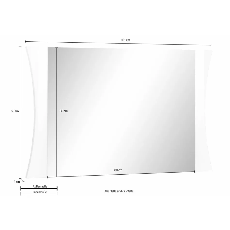 Bedroom Mirror or Wall Entrance Arched Design 2 Sizes - Sabine Viadurini