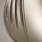 Circular Mirror in Two Sizes and Two Colors Made in Italy - Auren Viadurini