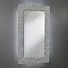 Mirror with decorative modern design glass frame, Cecilia Viadurini