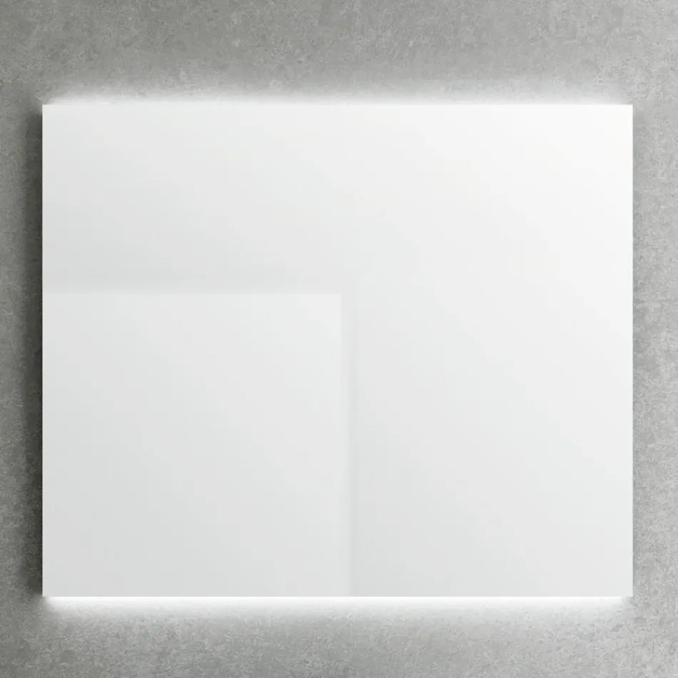 Mirror with Backlight on Horizontal Sides Made in Italy - Sigmund Viadurini