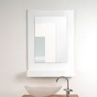 Three-Color Plexiglass Wall Mirror Cabinet Made in Italy - Kiran Viadurini