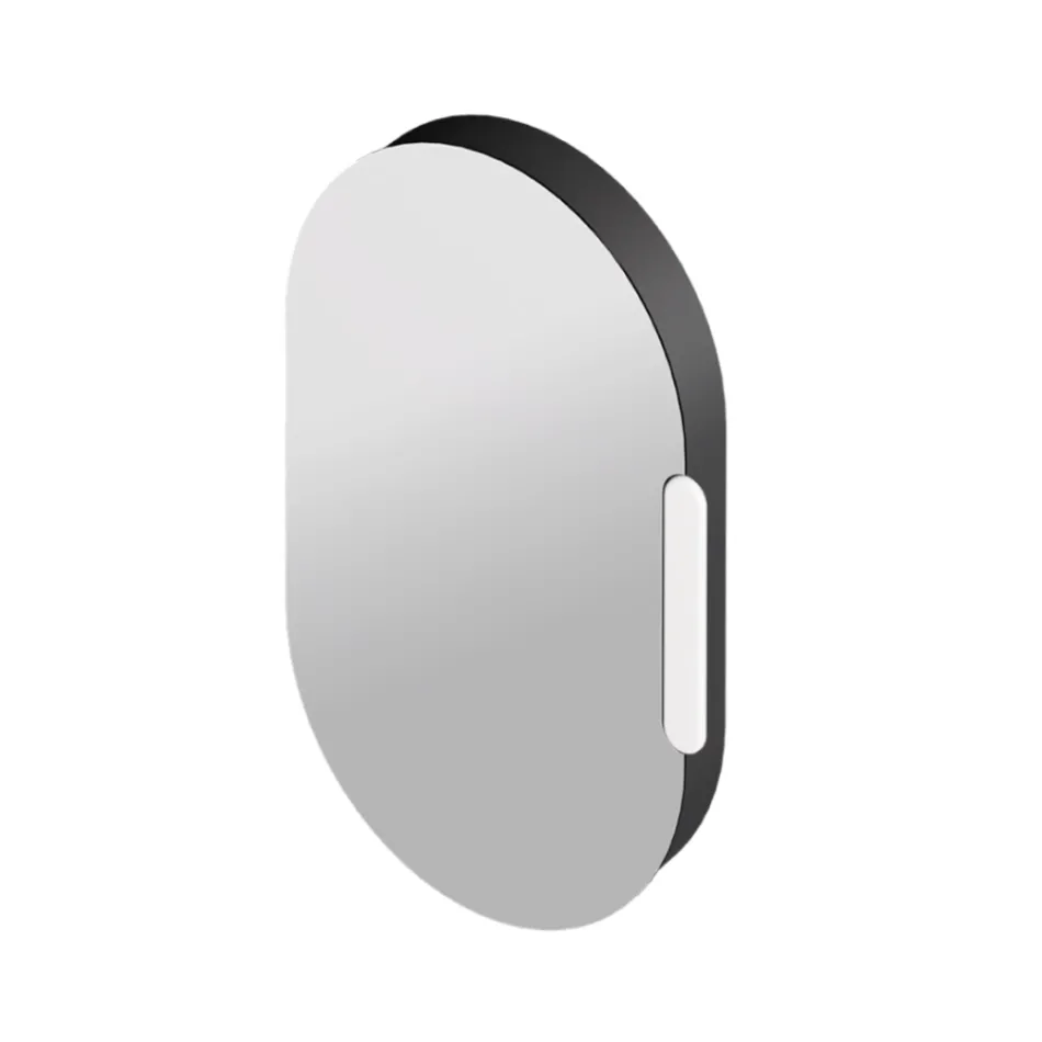 Ceramic Mirror Container in Various Colors Made in Italy - Girl Viadurini