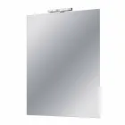 Wall Bathroom Mirror with Modern Design LED Lamp Made in Italy - Guido Viadurini