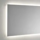 Wall Mirror with LED Backlighting on 4 Sides Made in Italy - Romio Viadurini
