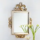 Guy classic design wall mirror, 113x155 cm, made in Italy Viadurini