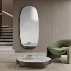 Arabella Wall Mirror with Engravings Made in Italy Viadurini