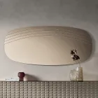 Arabella Wall Mirror with Engravings Made in Italy Viadurini