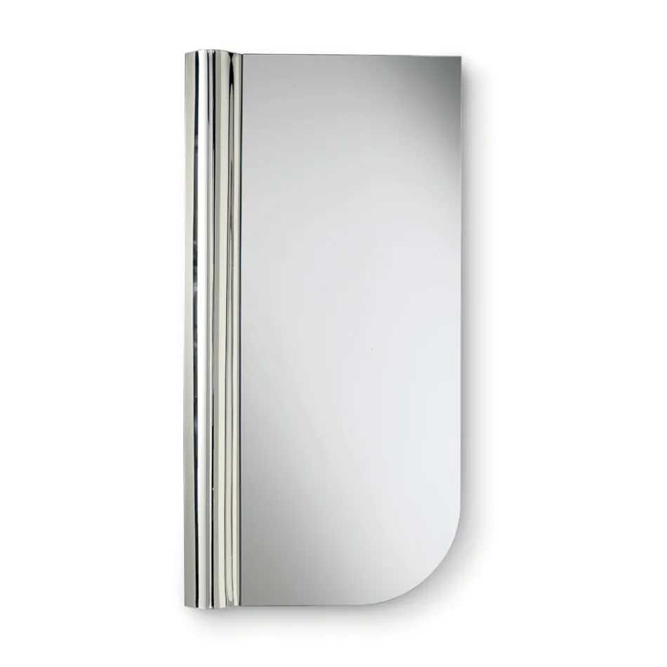 Beniamina Wall Mirror with Wave Side Made in Italy Viadurini