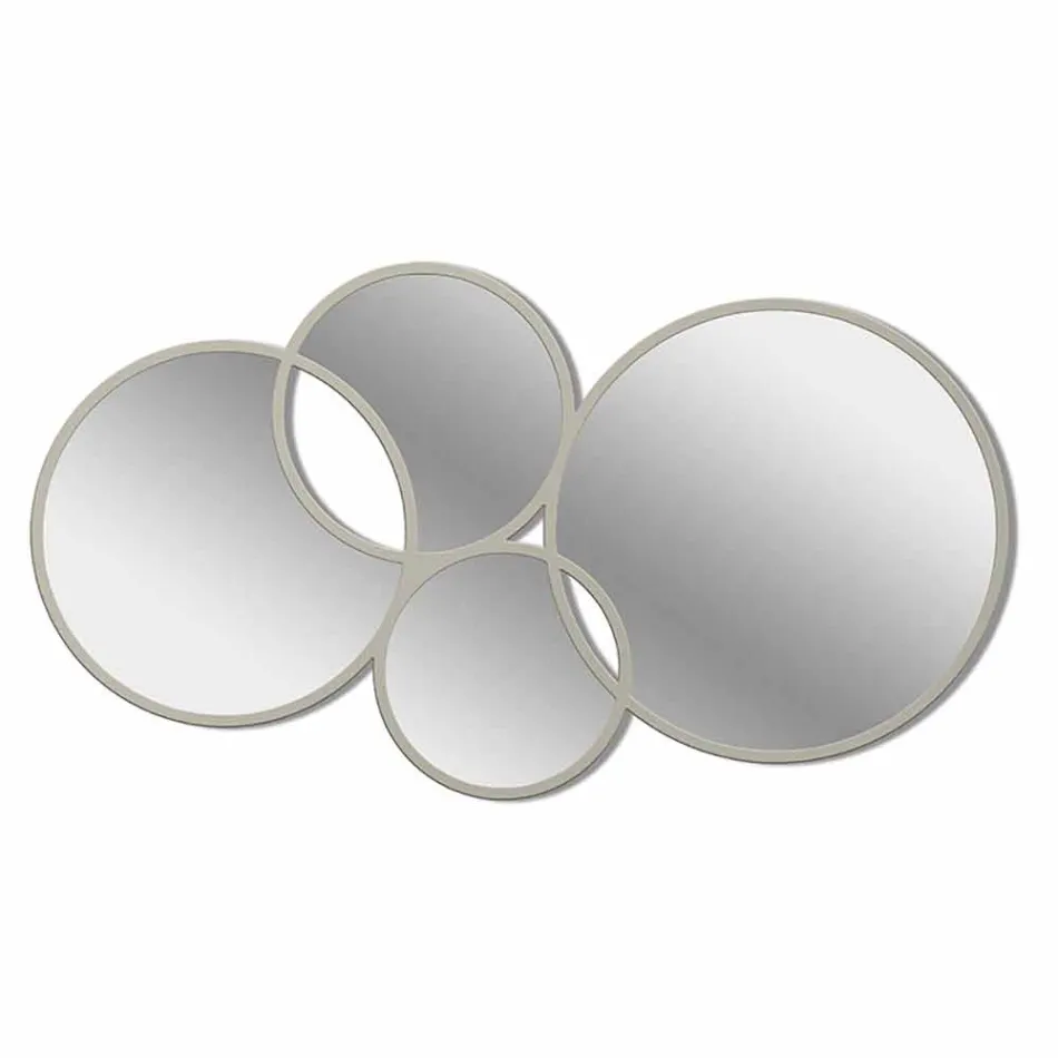 Ring-shaped Modern Design Mirror Colored Finish - Synthesis Viadurini