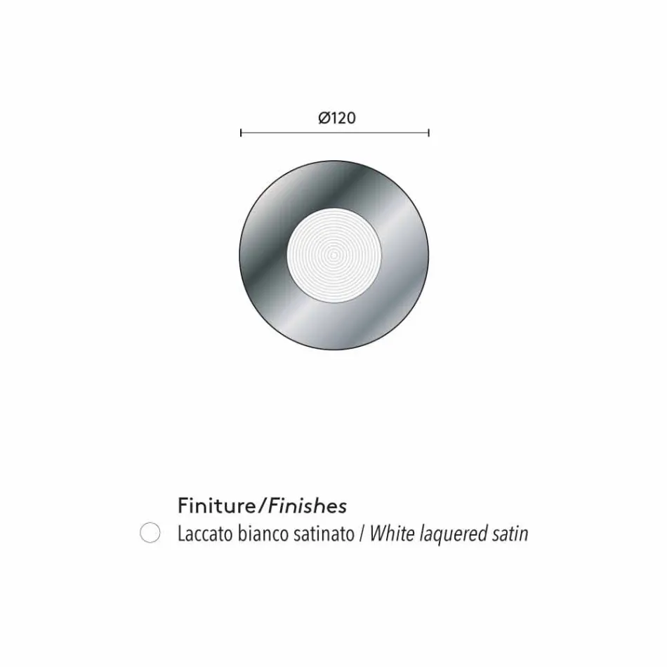 Design wall mirror with Malva MDF support Viadurini