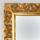 Design wall mirror with gold leaf finish Gudin, 108x87 cm Viadurini