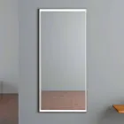 LED Illuminated Wall Mirror with Touch Switch Made in Italy - Ammar Viadurini