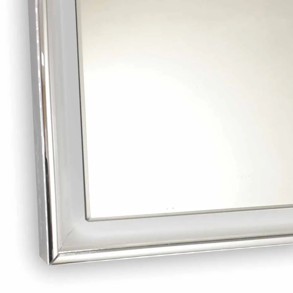 LED Illuminated Wall Mirror with Touch Switch Made in Italy - Ammar Viadurini
