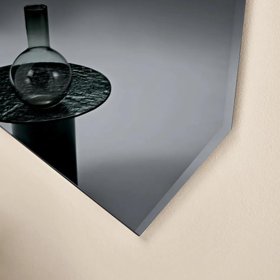 Shaped Wall Mirror with Ground Edges Made in Italy - Welcome Viadurini