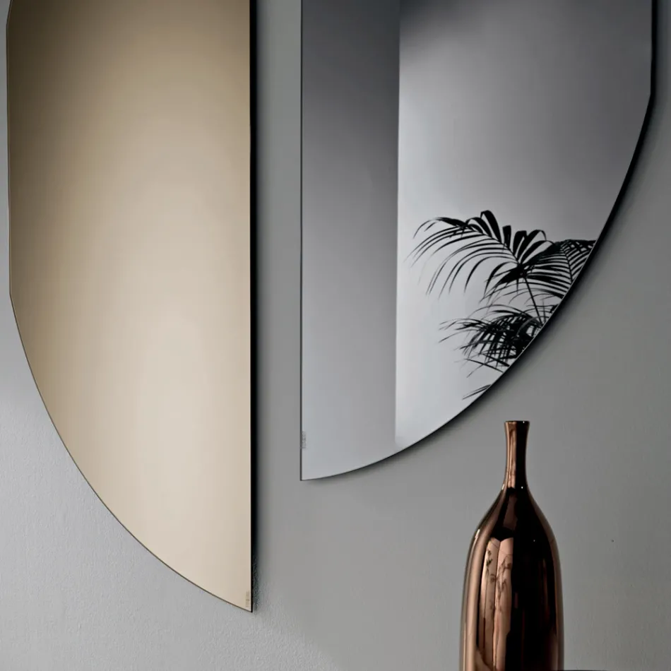 Shaped Wall Mirror Made in Italy - Alfonsa Viadurini