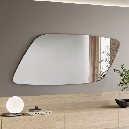 Linear Mirror in Three Colors Made in Italy - Virage Viadurini