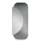 Mirror Made of 2 Overlapping Shaped Sheets Made in Italy - Adelaide Viadurini