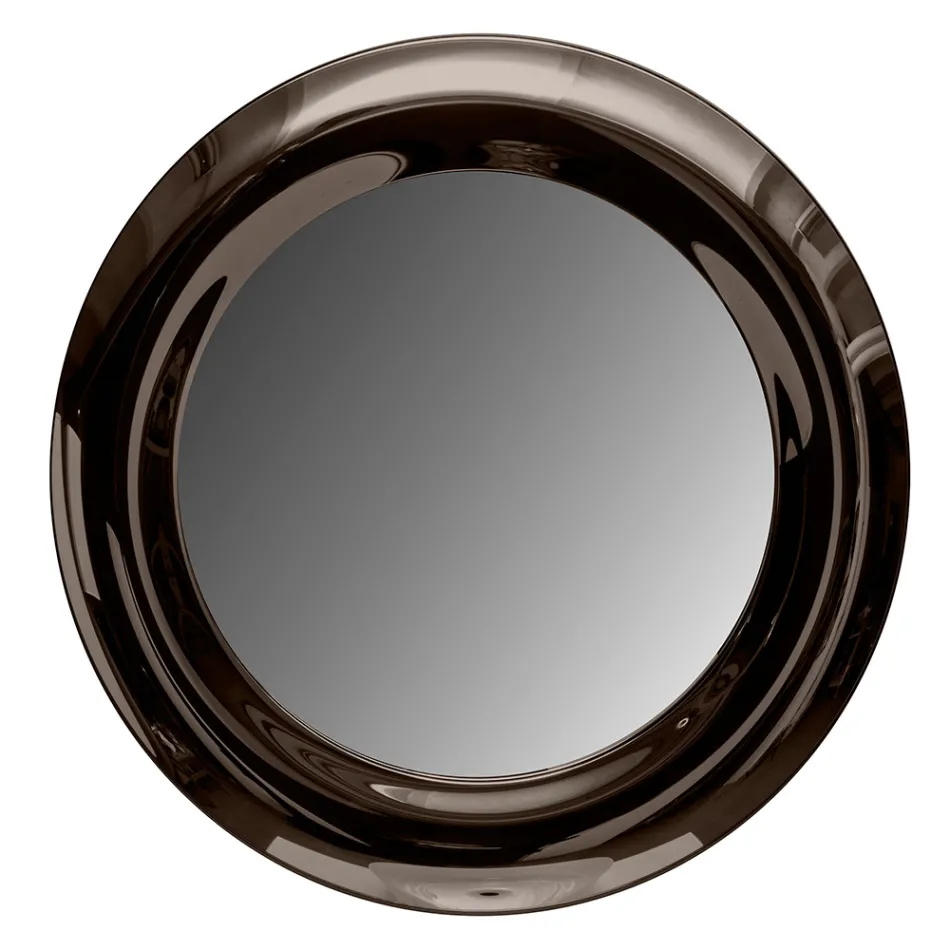 Curved Glass Mirror with Backlit LED Lights - Excelsior Viadurini