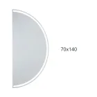 Backlit Mirror with Continuous LED Stripe - Excelsior Viadurini