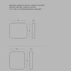 Rounded Rectangular Mirror with Metal Frame Various Colors - Alexandra Viadurini