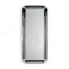 Rectangular Mirror with Cast Crystal Frame Made in Italy - Belinda Viadurini