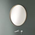 Round Wall Mirror with Bronze, Black, Platinum or Copper Frame - Renga