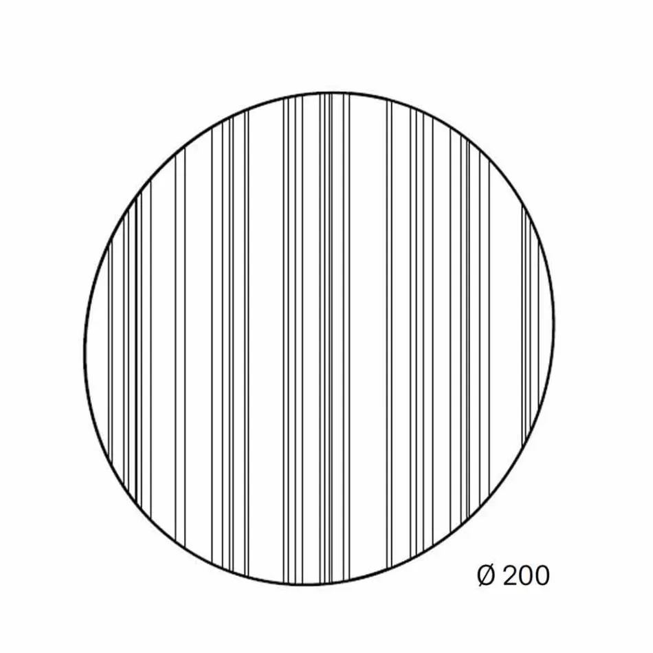 Round Wall Mirror Ø200 Made in Italy Design - Coriander Viadurini