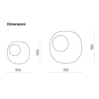 Shaped Mirror with Wavy Glass Insert Made in Italy - Adalberta Viadurini