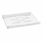 Laptop Stand in Transparent or Smoked Plexiglass Design 2 Pieces - Nerdino Viadurini