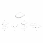 Cutting Board and Kitchen Accessories in Marble, Wood and Steel Luxury Design - Icaro Viadurini