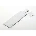 Modern Cutting Board in White Carrara Marble Made in Italy - Biblon Viadurini
