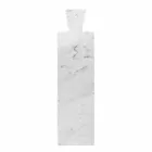Modern Cutting Board in White Carrara Marble Made in Italy - Biblon Viadurini