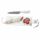 Modern Cutting Board in White Carrara Marble Made in Italy - Biblon Viadurini