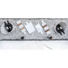 Modern Cutting Board in White Carrara Marble Made in Italy - Biblon Viadurini