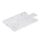 Rectangular cutting board in White Carrara Marble Made in Italy - Ukai Viadurini