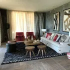 Handcrafted Long Pile Wool Rug Hand Knotted in Türkiye - Benedetta Viadurini