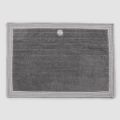 Rectangular Bathroom Rug in Colored Sponge Shabby Chic Design - Ginova
