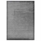 Bordered Rug in Cotton and Colored Viscose for Living Room - Planetarium Viadurini