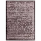 Bordered Rug in Cotton and Colored Viscose for Living Room - Planetarium Viadurini