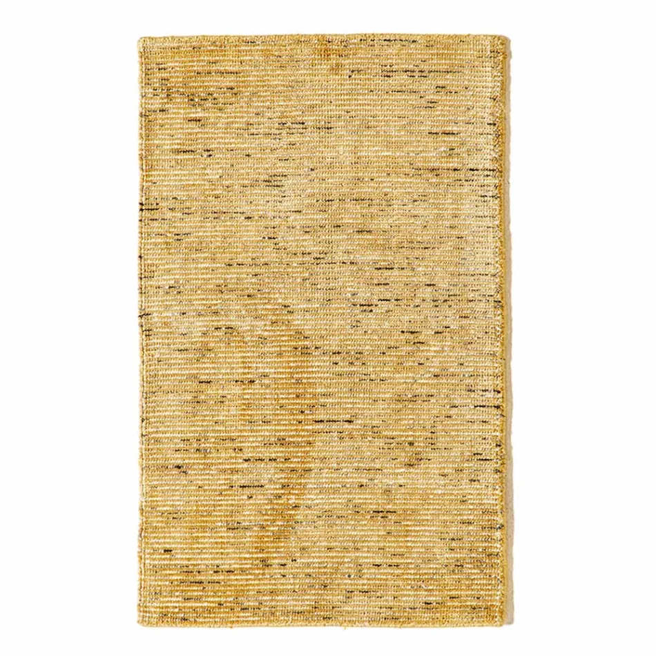 Living room carpet in Cotton, Viscose and Wool Produced on a manual loom - Melita Viadurini