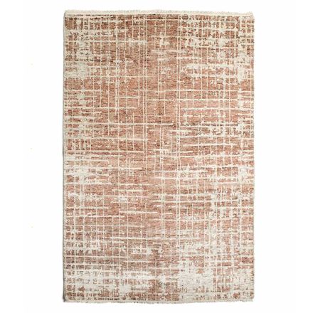 Modern Hand-Woven Living Room Carpet in Wool and Cotton - Neppo Viadurini