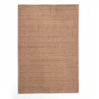 Living room carpet produced on a manual loom in viscose, wool and cotton - Cristel Viadurini