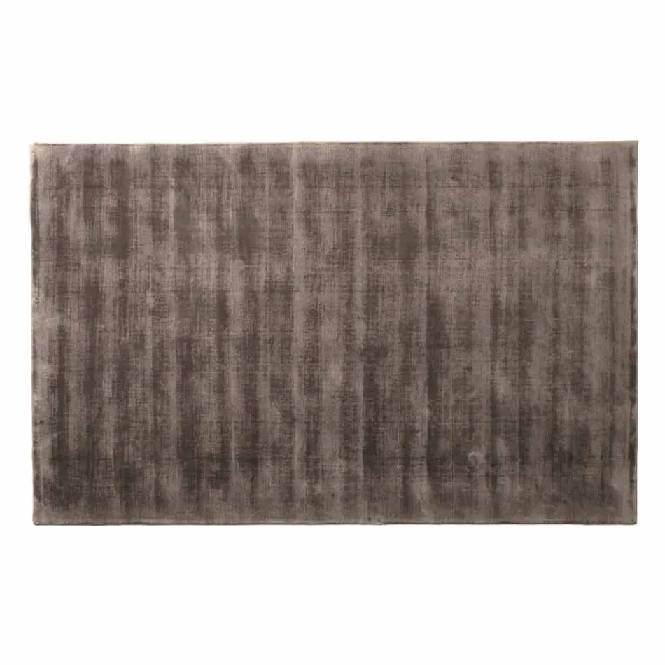 Rectangular Living Room Carpet in Viscose, High Quality Made in Italy - Stephan Viadurini